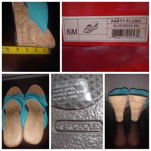 SOLD:  Aerosoles Wedge Sandals - Picture 4 of 4